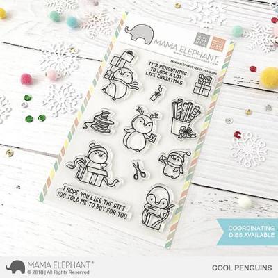 Mama Elephant Clear Stamps - Cool Penguin